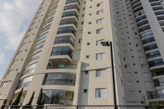 Fachada do bloco de apartamento à venda com 3 quartos, 119m² em Jardim, Santo André