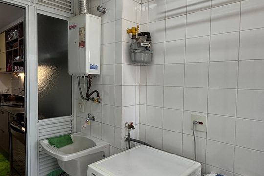 Área de Serviço de apartamento à venda com 3 quartos, 119m² em Jardim, Santo André
