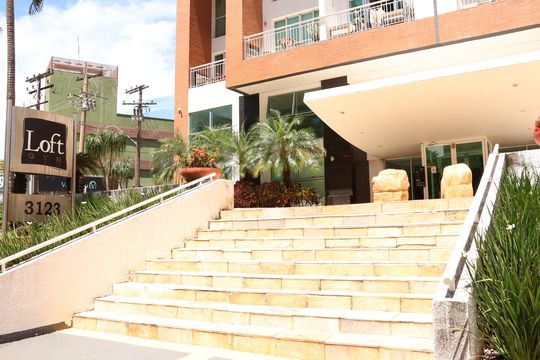 Fachada do Prédio de apartamento à venda com 1 quarto, 62m² em Jardim Goiás, Goiânia