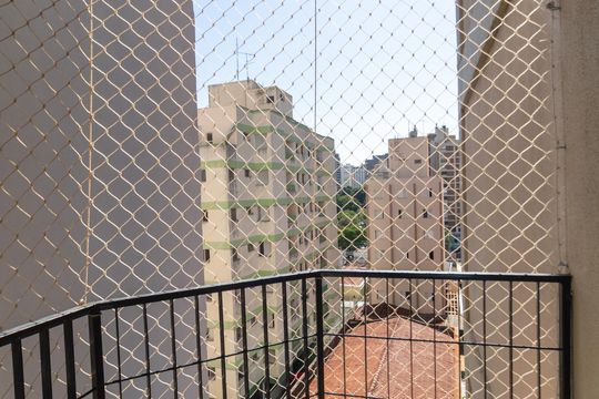 Sacada da Sala de apartamento à venda com 1 quarto, 50m² em Centro, Campinas