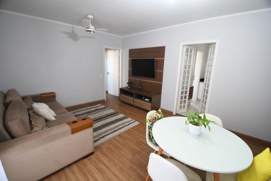 Sala de apartamento à venda com 2 quartos, 88m² em Vila Rossi Borghi E Siqueira, Campinas