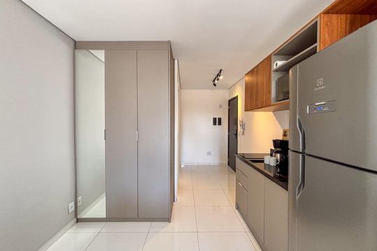 Cozinha de apartamento para alugar com 1 quarto, 30m² em Tatuapé, São Paulo