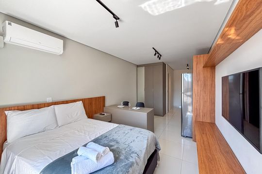 Sala / Quarto de apartamento para alugar com 1 quarto, 30m² em Tatuapé, São Paulo