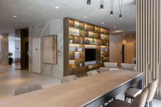 Área externa de kitnet/studio para alugar com 1 quarto, 29m² em Itaim Bibi, São Paulo