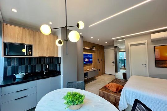 Studio de kitnet/studio para alugar com 1 quarto, 29m² em Itaim Bibi, São Paulo