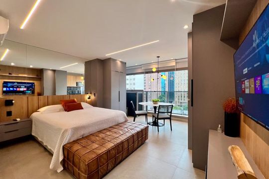Studio de kitnet/studio para alugar com 1 quarto, 29m² em Itaim Bibi, São Paulo