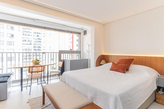 Kitnet/Studio para alugar com 1 quarto, 27m² em Cidade Monções, São Paulo