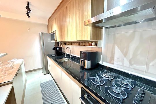 Cozinha de apartamento à venda com 2 quartos, 69m² em Vila Rosalia, Guarulhos