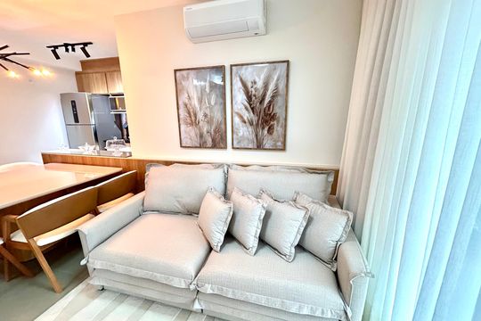 Sala de apartamento à venda com 2 quartos, 69m² em Vila Rosalia, Guarulhos