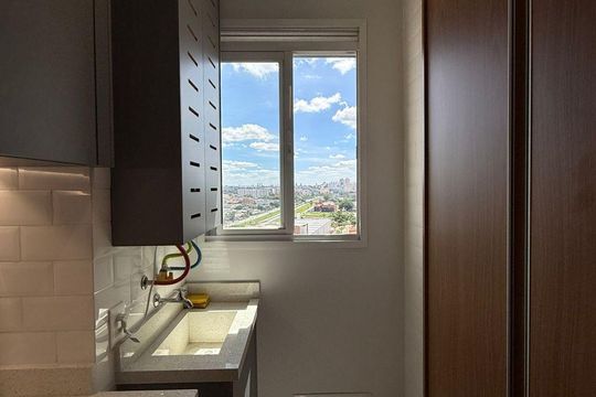 Área de serviço de apartamento à venda com 2 quartos, 55m² em Rudge Ramos, São Bernardo do Campo