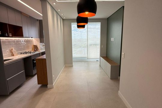 Sala de apartamento à venda com 2 quartos, 55m² em Rudge Ramos, São Bernardo do Campo