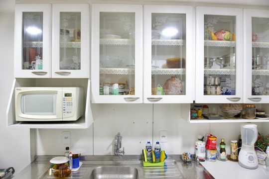 Cozinha de apartamento à venda com 3 quartos, 125m² em Funcionários, Belo Horizonte