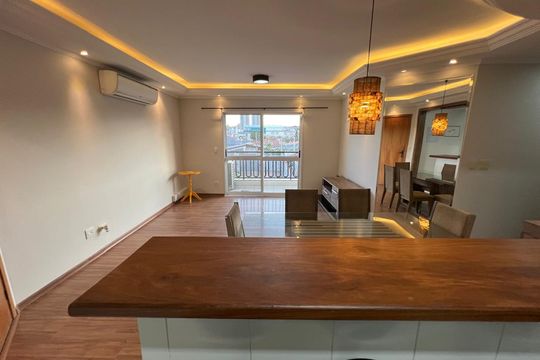Sala de apartamento para alugar com 3 quartos, 86m² em Jardim Marister, Jacareí