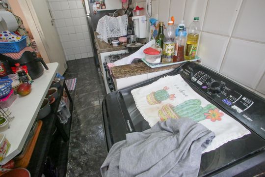Área de Serviço de apartamento à venda com 2 quartos, 79m² em Taquara, Rio de Janeiro
