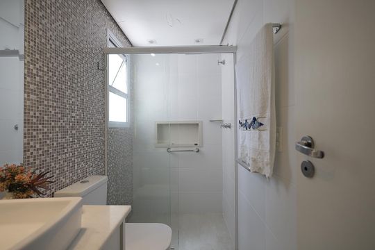 Banheiro 2 de apartamento à venda com 2 quartos, 92m² em Jardim, Santo André