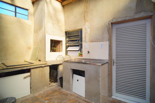 Área comum - Churrasqueira de casa à venda com 2 quartos, 190m² em Santos Dumont, São Leopoldo