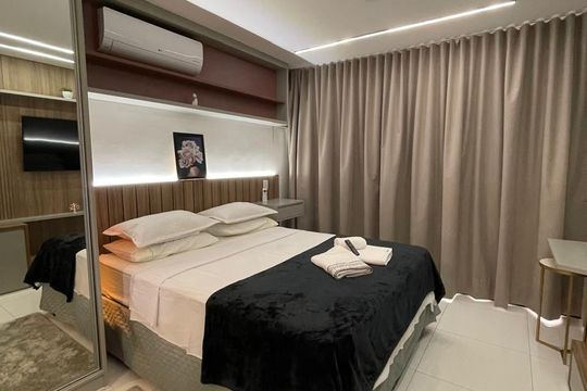 Sala / Quarto de apartamento para alugar com 1 quarto, 42m² em Tatuapé, São Paulo