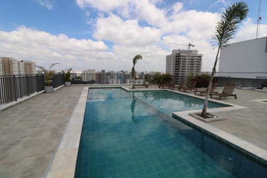 Área comum - Piscina de apartamento à venda com 1 quarto, 29m² em Vila Ema, São Paulo