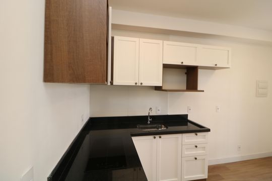 Cozinha de apartamento à venda com 1 quarto, 29m² em Vila Ema, São Paulo