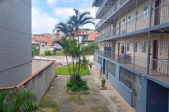 Área externa de apartamento à venda com 2 quartos, 56m² em Fazenda da Juta, São Paulo