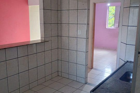 Cozinha de apartamento à venda com 2 quartos, 56m² em Fazenda da Juta, São Paulo
