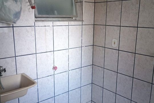 Área de serviço de apartamento à venda com 2 quartos, 56m² em Fazenda da Juta, São Paulo