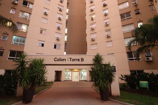 Fachada do bloco de apartamento à venda com 3 quartos, 76m² em Marechal Rondon, Canoas