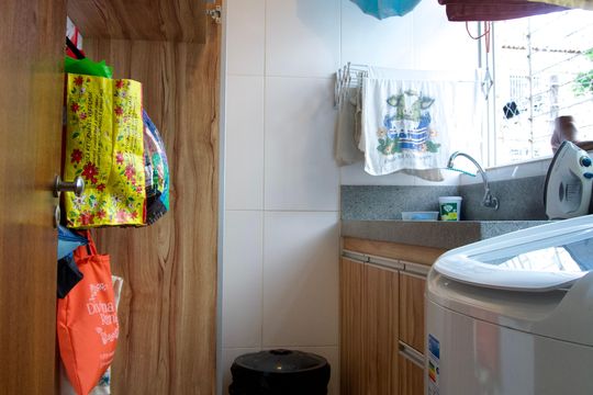 Área de Serviço de apartamento à venda com 3 quartos, 136m² em São Pedro, Belo Horizonte