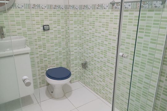 Banheiro de apartamento à venda com 1 quarto, 68m² em Vila Buarque, São Paulo