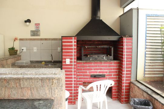 Área comum - Churrasqueira de apartamento à venda com 1 quarto, 42m² em Ipiranga, São Paulo
