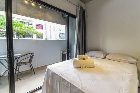 Quarto de apartamento para alugar com 1 quarto, 22m² em Bela Vista, São Paulo
