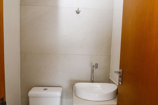 Lavabo de apartamento à venda com 3 quartos, 86m² em Padre Eustáquio, Belo Horizonte