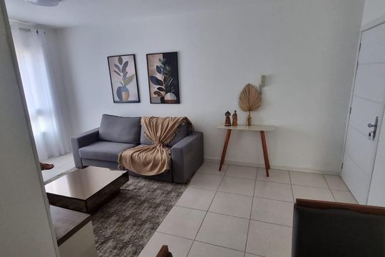 Sala de apartamento para alugar com 3 quartos, 76m² em Marechal Rondon, Canoas