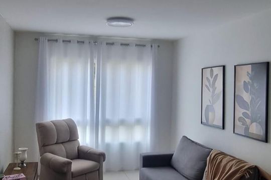 Sala de apartamento para alugar com 3 quartos, 76m² em Marechal Rondon, Canoas