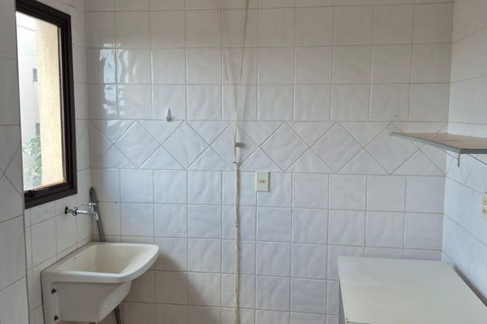 Área de serviço de apartamento para alugar com 1 quarto, 45m² em Subsetor Sul - 3 (S-3), Ribeirão Preto