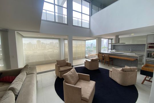 Sala 1 de apartamento à venda com 2 quartos, 163m² em Brooklin Novo, São Paulo