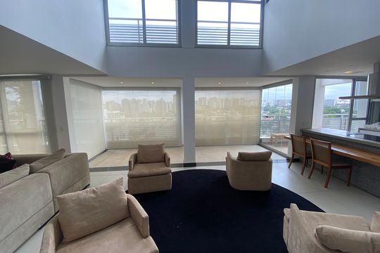 Sala 1 de apartamento à venda com 2 quartos, 163m² em Brooklin Novo, São Paulo