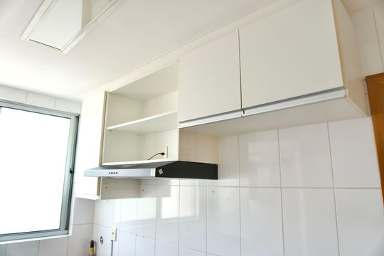 Cozinha - Armários de apartamento à venda com 3 quartos, 183m² em Sagrada Família, Belo Horizonte