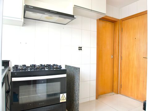 Cozinha de apartamento à venda com 3 quartos, 183m² em Sagrada Família, Belo Horizonte