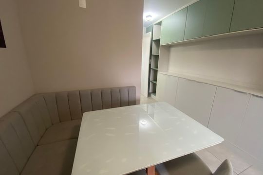 Sala de apartamento à venda com 1 quarto, 42m² em Vila Cordeiro, São Paulo