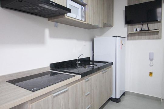 Studio de kitnet/studio para alugar com 1 quarto, 16m² em Santo Amaro, São Paulo
