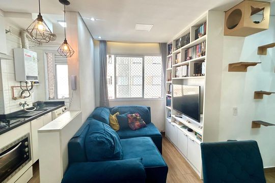 Sala de apartamento à venda com 2 quartos, 34m² em Vila Sao Joao, Guarulhos