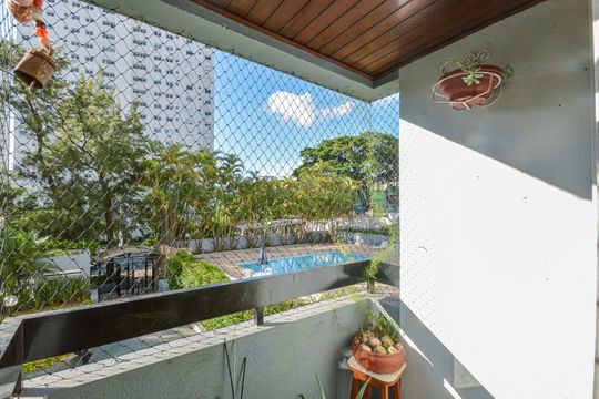 Varanda da Sala de apartamento à venda com 3 quartos, 77m² em Vila Sofia, São Paulo