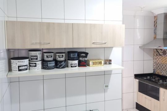 Cozinha de casa à venda com 3 quartos, 184m² em Jardim Jamaica, Santo André