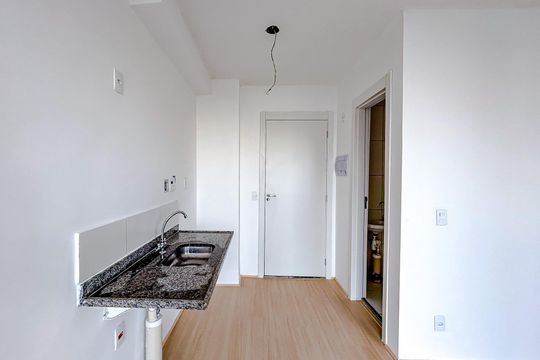 Cozinha de kitnet/studio à venda com 1 quarto, 27m² em Tatuapé, São Paulo