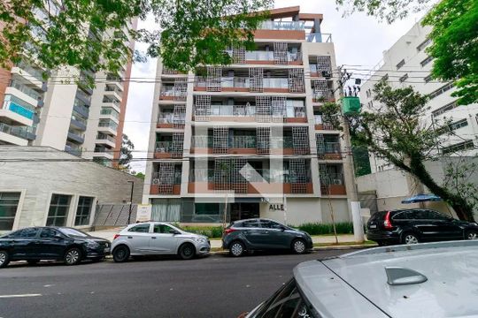 Fachada de kitnet/studio para alugar com 1 quarto, 24m² em Brooklin, São Paulo