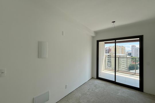 Sala de apartamento para alugar com 1 quarto, 41m² em Santo Amaro, São Paulo
