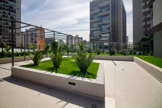 Área comum de apartamento para alugar com 1 quarto, 41m² em Santo Amaro, São Paulo