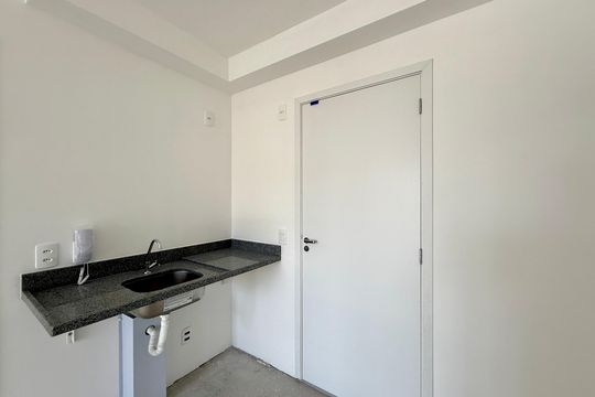 Cozinha de apartamento para alugar com 1 quarto, 41m² em Santo Amaro, São Paulo