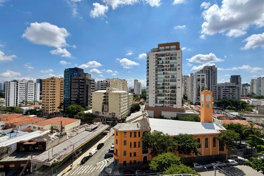 Vista de apartamento para alugar com 1 quarto, 41m² em Santo Amaro, São Paulo